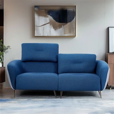 Luxe fluwelen woonkamerbank